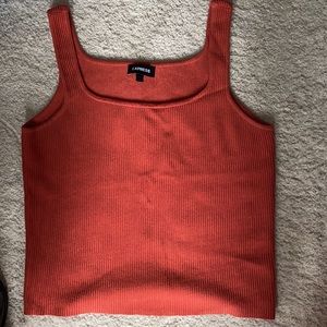 Express Ribbed Sweater Tank Top